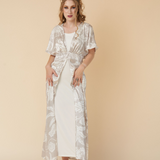 Kimono Dress in Antique White