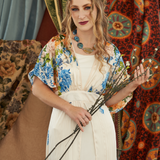 Kimono Dress in Summer Marigold