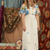 Kimono Dress in Summer Marigold