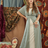 Kimono Dress in Lagoon