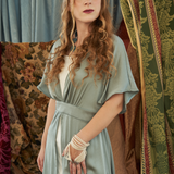 Kimono Dress in Lagoon