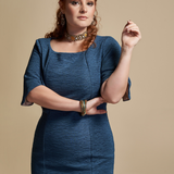 Wanderlust Dress in Teal Lake