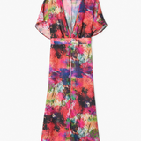 Kimono Dress in Daiquiri