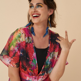 Kimono Dress in Daiquiri