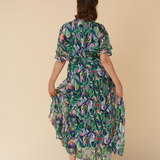 Kimono Dress in Jungle