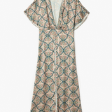 Kimono Dress in Shell