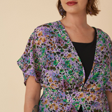 Kimono Dress in Spring Violet