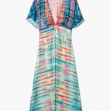 Kimono Dress in Rainbow Days