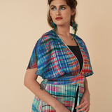 Kimono Dress in Rainbow Days