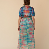 Kimono Dress in Rainbow Days