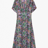 Kimono Dress in Spring Violet