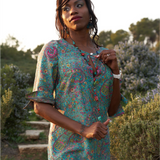 Tunic Dress in Turqoise