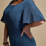 Wanderlust Dress in Teal Lake