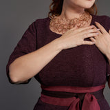 Wanderlust Dress in Plum