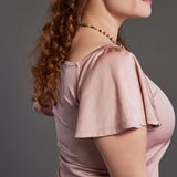 Belle Top in Dusty Rose