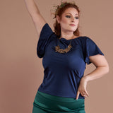 Belle Top in Midnight Navy