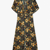 Kimono Dress in  Autumn Lilly