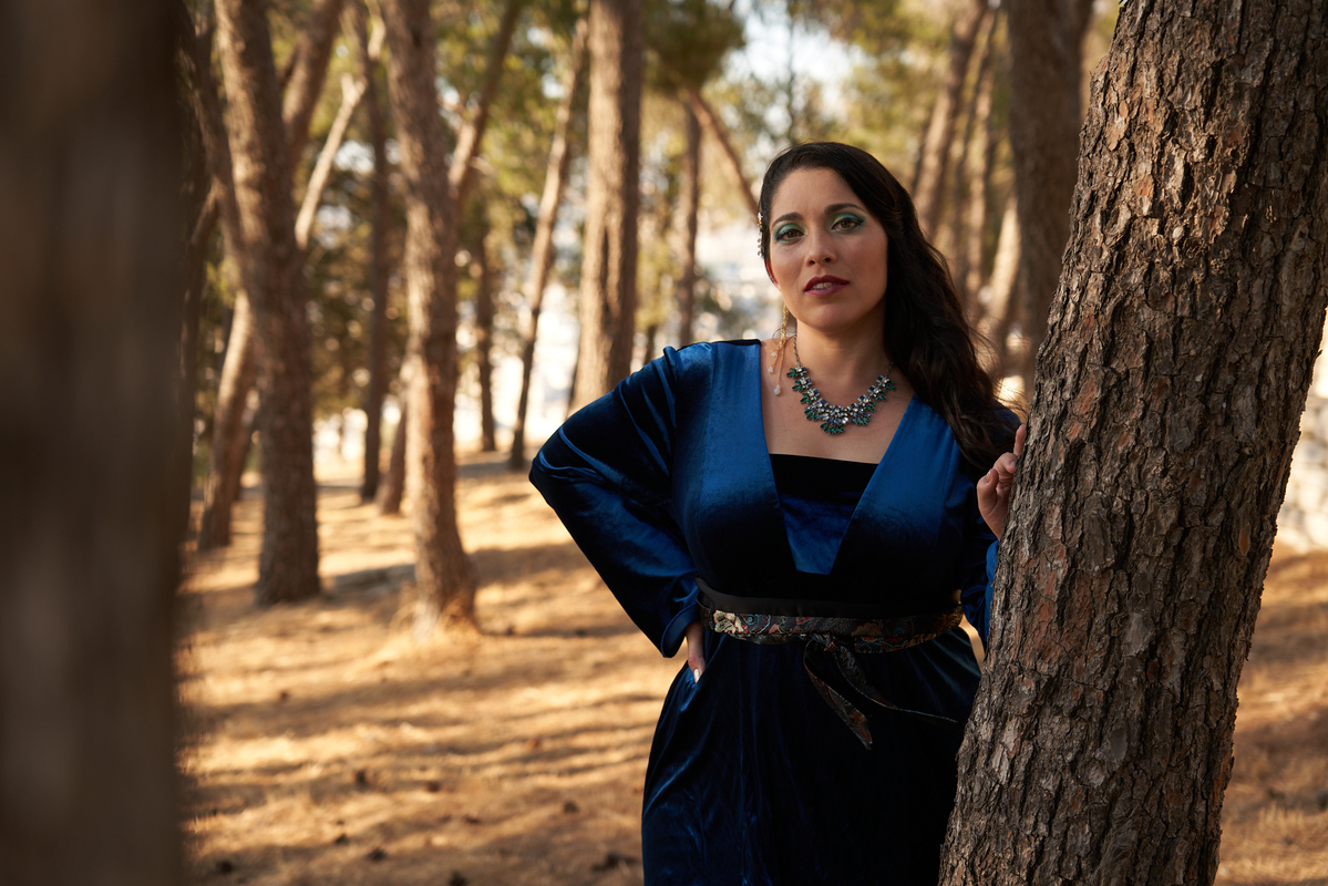 Blue Velvet Dress
